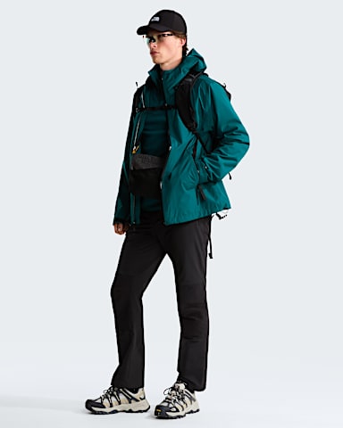 Mens DRYVENT ZipIn Jacket TNF Pacific Teal HERO2