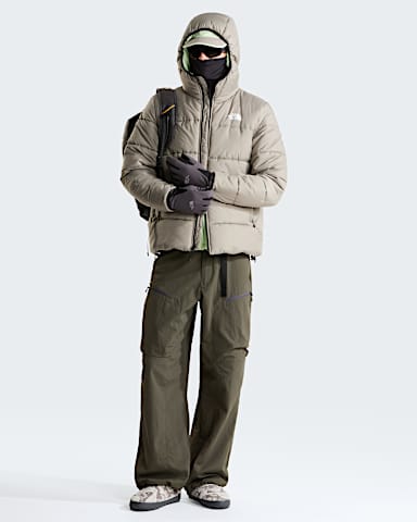 Mens NSE Hooded Mask Jacket TNF Stone Slab HERO2