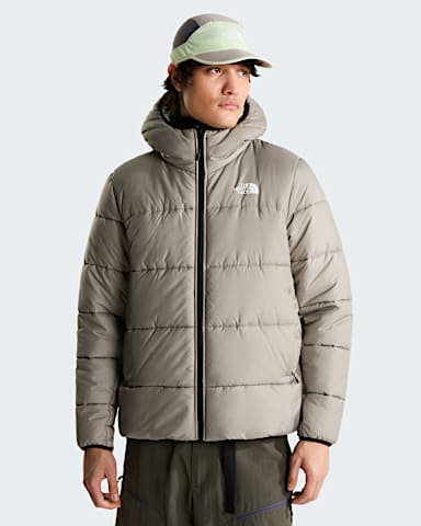 Mens NSE Hooded Mask Jacket TNF Stone Slab Main