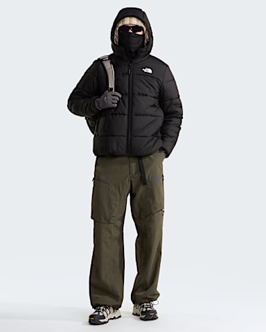 Mens NSE Hooded Mask Jacket TNF TNF Black HERO2
