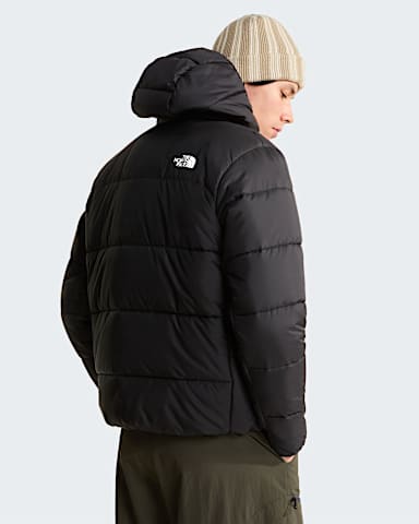 Mens NSE Hooded Mask Jacket TNF TNF Black BACK