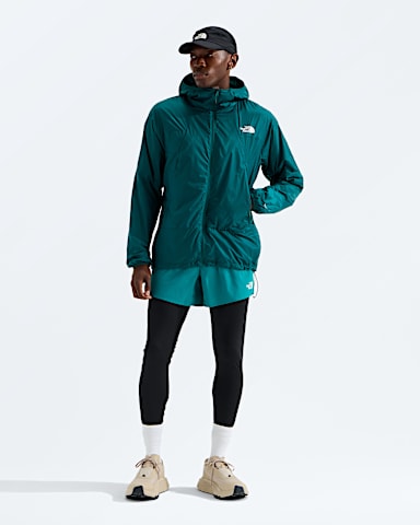 Mens Ridgelite FUTUREFLEECE Wind Jacket TNF Pacific Teal HERO2