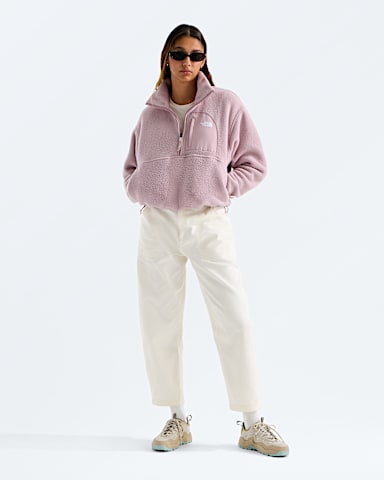 Womens Yumiori Off Peak Zip Jacket TNF Metal Pink HERO2