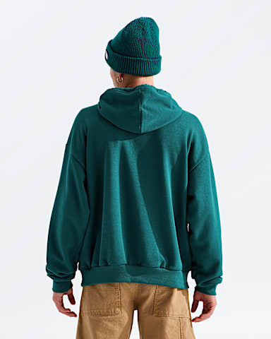 Mens Evolution Simple Dome Oversize Hoodie TNF Pacific Teal BACK