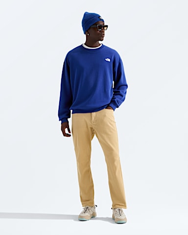 Mens Evolution Simple Dome Oversize Crew TNF Bold Blue HERO2