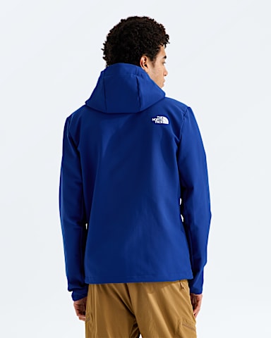 Mens Tansa Soft Shell TNF Bold Blue BACK