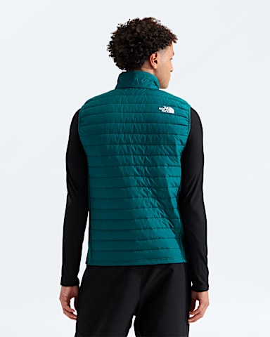 Mens Canyonlands Hybrid Vest TNF Pacific Teal BACK
