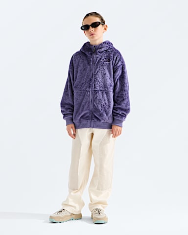 Girls Osito FullZip Hoodie TNF Grounded Plum HERO2