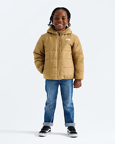 Veste rversible Shasta fermeture clair pour petits garons TNF Brun Teddy HERO