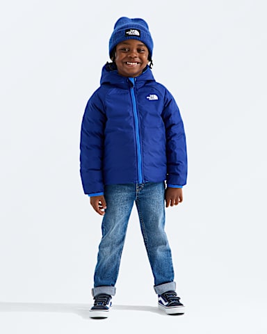 Veste capuche rversible Perrito pour enfants TNF Bleu Actif HEROREV