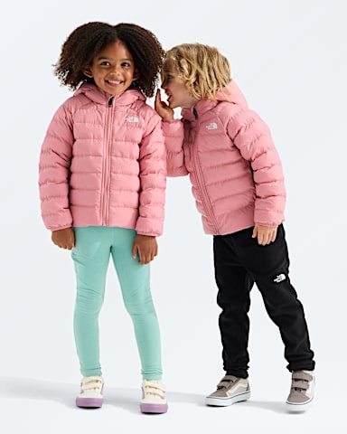 Kids Reversible Perrito Hooded Jacket TNF Primrose Main