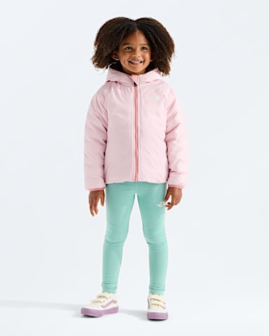 Kids Reversible Perrito Hooded Jacket TNF Primrose HEROREV