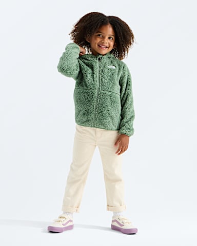 Kids Campshire FullZip Hoodie TNF Slate Moss HERO3