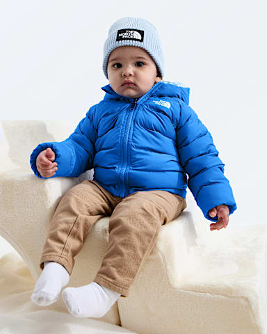 Baby Reversible Perrito Hooded Jacket TNF Active Blue Main