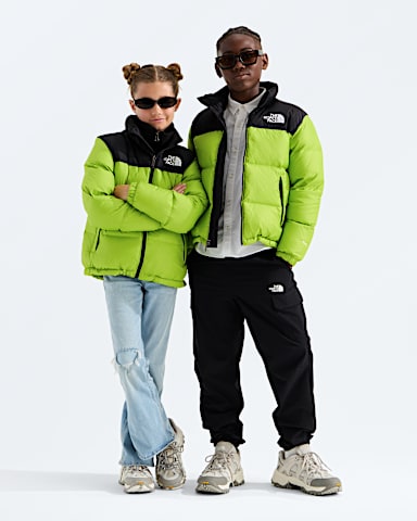 Boys  Girls 1996 Retro Nuptse Jacket TNF Sport Moss Main