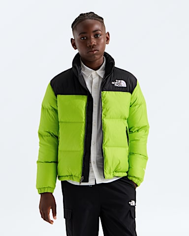 Boys  Girls 1996 Retro Nuptse Jacket TNF Sport Moss HERO2