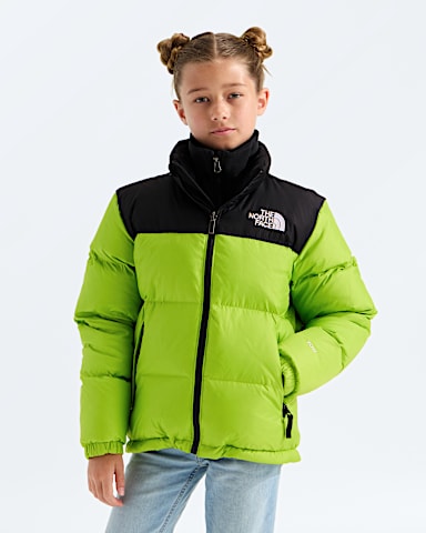 Boys  Girls 1996 Retro Nuptse Jacket TNF Sport Moss HERO3