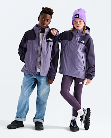 Boys Girls Antora Triclimate TNF Grounded PlumEndless Dusk Main