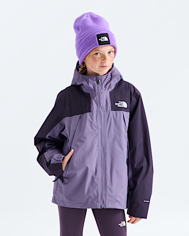 Boys Girls Antora Triclimate TNF Grounded PlumEndless Dusk HERO2