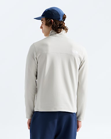 Chandail en molleton Cedar Trail Grid zipp   pour hommes TNF Nuage Cumulus BACK