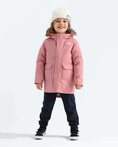 Kids Arctic Parka TNF Primrose HERO3