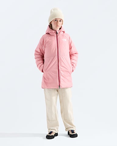 Girls Reversible Perrito Parka TNF Fermented Clay HEROREV