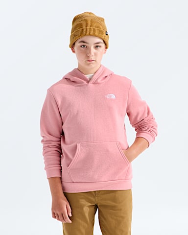 Boys  Girls Evolution Simple Dome Pullover Hoodie TNF Primrose HERO3