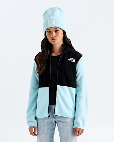 Boys  Girls Glacier FullZip Hoodie TNF Glacier HERO2