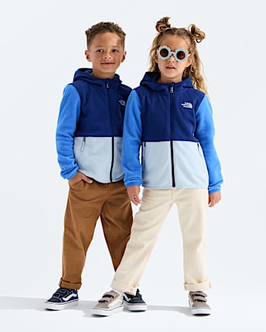 Kids Glacier FullZip Hoodie TNF Bold BluePolar HazeActive Blue Main