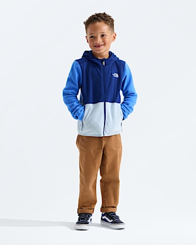 Kids Glacier FullZip Hoodie TNF Bold BluePolar HazeActive Blue HERO2