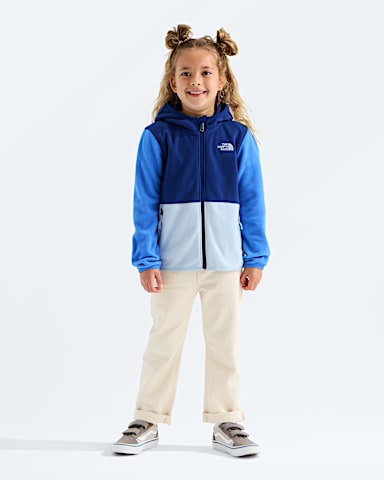 Kids Glacier FullZip Hoodie TNF Bold BluePolar HazeActive Blue HERO3