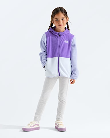 Chandail capuchon Glacier fermeture glissire pleine longueur pour enfants TNF Altitude violetteLilas givrPrune ple HERO2