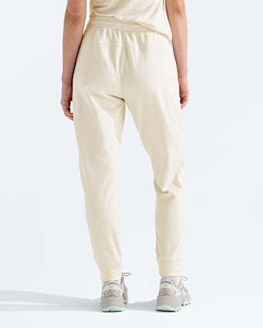 Womens TNF Performance Fleece SW Pants TNF White Dune BACK
