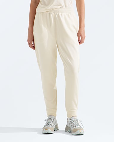 Womens TNF Performance Fleece SW Pants TNF White Dune Main