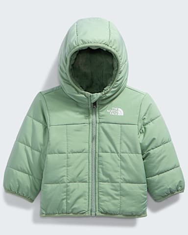 Baby Girls Reversible Shasta FullZip Hooded Jacket TNF Slate Moss ALTFRONT
