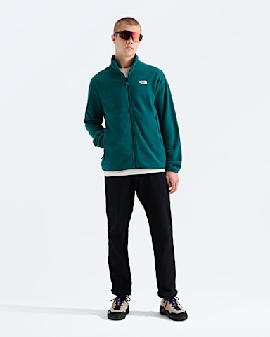 Manteau Glacier en molleton pour hommes TNF Pacific Teal HERO2