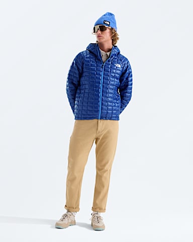 Mens THERMOBALL Hooded Jacket TNF Bold Blue HERO2