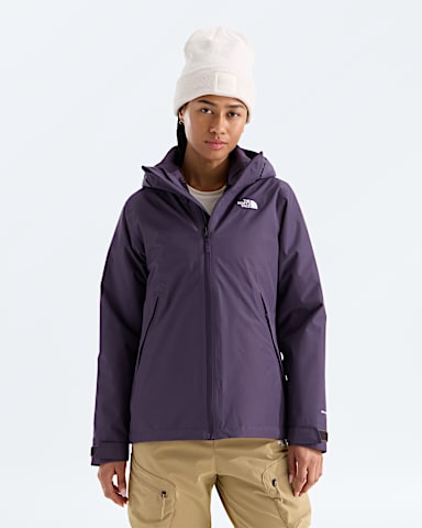 Womens Carto Mono Triclimate Hooded Jacket TNF Endless Dusk HERO