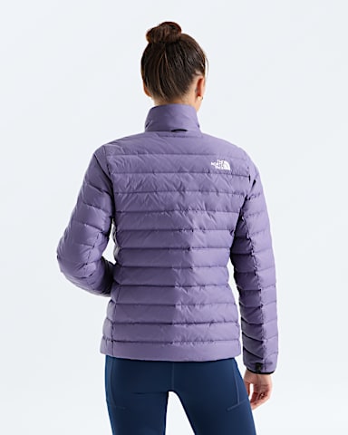 Womens Classic Down Jacket TNF Grounded Plum BACK
