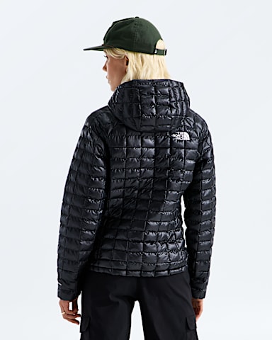 Manteau capuchon THERMOBALL pour femmes TNF Noir TNFNoir TNF BACK
