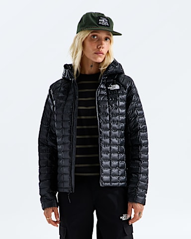 Manteau capuchon THERMOBALL pour femmes TNF Noir TNFNoir TNF HERO