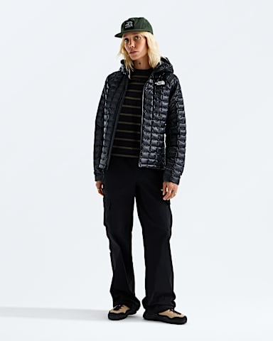 Manteau capuchon THERMOBALL pour femmes TNF Noir TNFNoir TNF HERO2