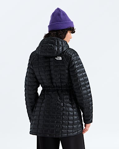 Womens THERMOBALL Hooded Parka TNF TNF BlackTNF Black BACK