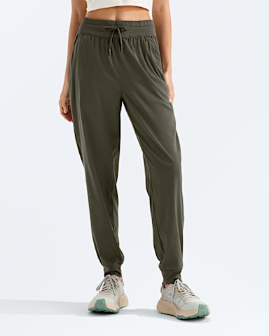 Womens Aphrodite Arise Joggers TNF New Taupe Green Main
