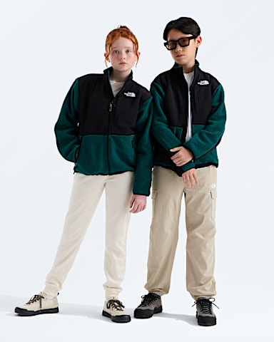 Manteau Denali pour garons et filles TNF Pacific Teal HERO