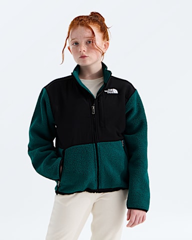 Manteau Denali pour garons et filles TNF Pacific Teal HERO3