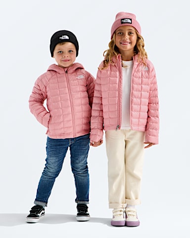 Kids THERMOBALL Hooded Jacket TNF Primrose HERO