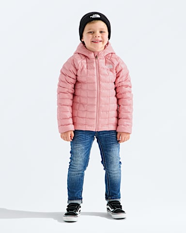 Kids THERMOBALL Hooded Jacket TNF Primrose HERO3