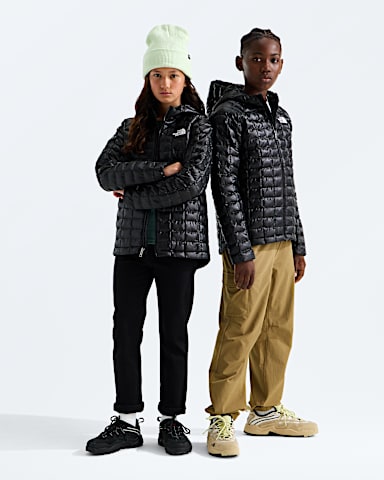 Manteau  capuchon THERMOBALL pour enfants TNF Noir TNFNoir TNF HERO