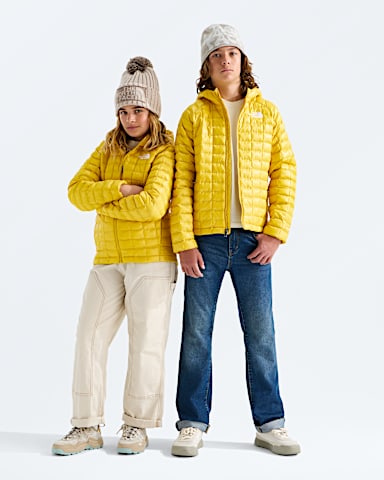 Boys  Girls THERMOBALL Hooded Jacket TNF Pigment Yellow HERO